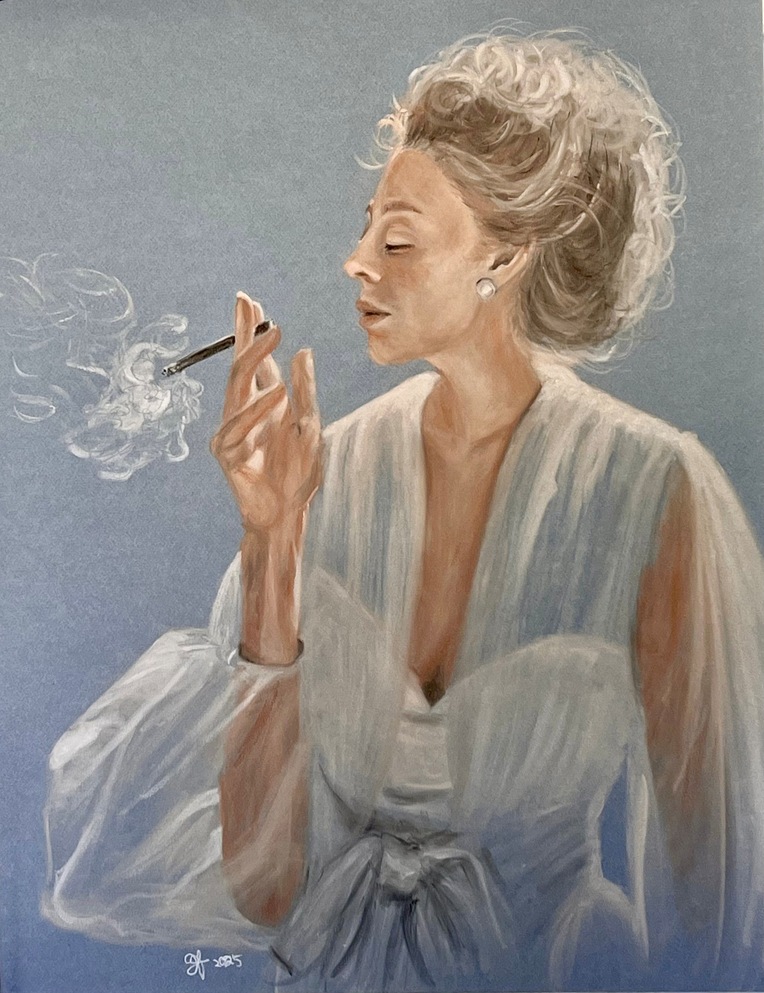 Jen Cromarty - 'Blue Smoke' limited edition prints